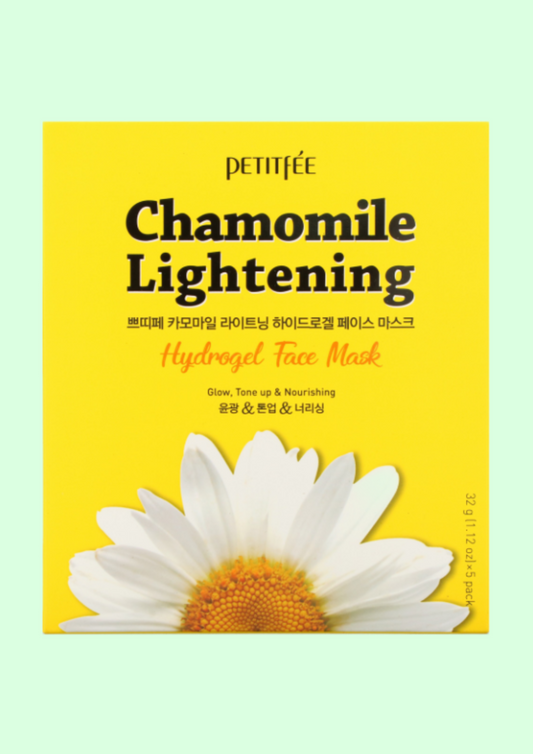 Petitfee Chamomile Lightening Hidrogelinė Veido Kaukė